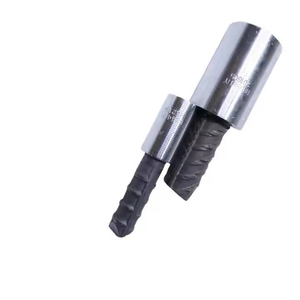 Customized Carbon Steel Zinc Alloy Reinforcing Bar Parallel Thread Rebar Splicing Coupler Connect/Sleeve with Polished Finish - Product Image 2