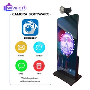 Miroir Photobooth Tactile Hot Sale avec Imprimante, Compatible Appareil <span class=keywords><strong>Photo</strong></span> Reflex, Cadre Métallique et Wi-Fi Intégré - Product Image 5
