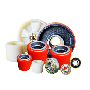 อะไหล่รถยกพาเลทแบบล้อเดินตาม ล้อเลื่อนไนลอนขนาดใหญ่ ขายดีจากโรงงาน - Product Image 1