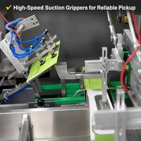 Máquina automática de embalaje de caja de pañuelos faciales suaves de papel para el hogar, máquina de embalaje de servilletas de papel higiénico con servoaccionamiento