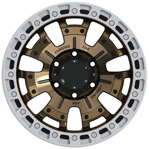 GVICHN Brand Forged off-road wheels High Quality 4x4 off-road Beadlock Forged Wheel for Luxury SUV