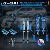 Amortisseur à azote réglable manuellement à 2 voies 4x4 tout-terrain adapté à la Nissan Navara NP300 D40 Frontier Pickup Lift Suspension