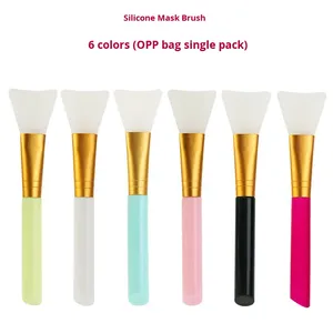 Brocha Facial <span class=keywords><strong>de</strong></span> Silicona y Plástico <span class=keywords><strong>de</strong></span> Doble Cara con Cabezal Suave para Aplicación <span class=keywords><strong>de</strong></span> Mascarillas Caseras <span class=keywords><strong>de</strong></span> Belleza - Product Image 6