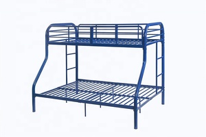 <span class=keywords><strong>Lit</strong></span> superposé moderne en métal avec canapé-<span class=keywords><strong>lit</strong></span> intégré pour enfants, <span class=keywords><strong>lit</strong></span> superposé avec rangement pour chambre à coucher - Product Image 4
