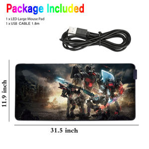 Biểu tượng tùy chỉnh Anime thăng hoa cao su tự nhiên lớn Chuột bảng Top chơi game bảng Mat RGB chuột Pad - Product Image 5