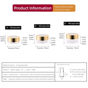 Botella de plástico VC para pastillas, cápsula de lujo para el cuidado de <span class=keywords><strong>la</strong></span> salud, de vitamina única, vacía - Product Image 6