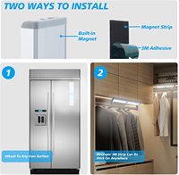 Station de charge sans fil LED lampes de placard 30leds/60leds détecteur de mouvement lampe d'armoire Rechargeable pour cuisine chambre à coucher