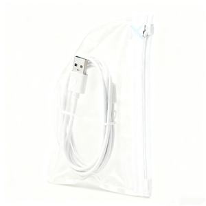 48 giờ Giao hàng trắng rõ ràng trong suốt nhựa <span class=keywords><strong>Zip</strong></span> khóa gói bán lẻ túi poly với treo lỗ cho điện thoại di động USB Cáp dữ liệu - Product Image 2