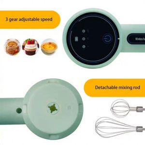 Chuyên Nghiệp Xách Tay Điện <span class=keywords><strong>Egg</strong></span> Beater Nhà Thông Minh Công Cụ Nhà Bếp Nhỏ Kim Loại Tiện Ích - Product Image 3