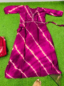 Wholesale <b>Supply</b> Designer Alia Cut <b>Stitched</b> Kurtis Perfect for Festival and <b>Party</b> Wear Available at Affordable Wholesale Price - Product Image 6