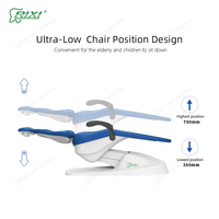 Fauteuil dentaire électrique, prix fabricant, équipement dentaire avec certification CE, puissance 560W, garantie 1 an