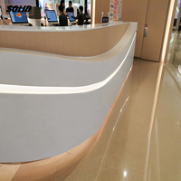 Offre Spéciale pierre artificielle LED réception salon de beauté pour restaurant café hôtel réception bureau supermarché
