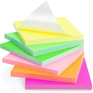 Notas Adhesivas Estáticas Reutilizables, Blocs de Notas Creativos Sin Adhesivo, <span class=keywords><strong>Papel</strong></span> de Recordatorio de Escritura Suave <span class=keywords><strong>para</strong></span> Oficina y Hogar - Product Image 4