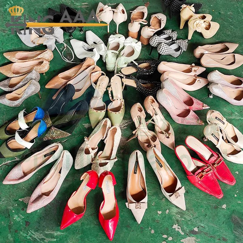 प्रयुक्त ऊँची एड़ी के जूते ग्रेड वन सेकेंड हैंड जापान यूरोप दक्षिण अफ्रीका में प्रयुक्त जूते