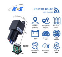 Dispositivo de Rastreo GPS 4G para Motocicletas y Automóviles Pequeños, con Aplicación para iOS y Android, Corte Remoto del Motor, Detección de ACC, Rastreador GPS para Vehículos