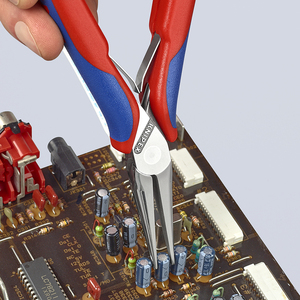 KNIPEX 35 62 145 Special electronics <b>pliers</b> with multi-component handles mirror polished 145 mm - Product Image 5