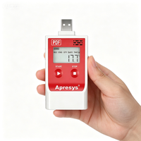 Registrador de Datos de Temperatura y Humedad USB Modelo PDF-L con Pantalla LCD, Funcionamiento Continuo a Largo Plazo