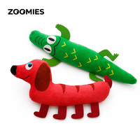 Jouets pour chats en peluche douce en forme de Dachshund et d'alligator, avec herbe à chat, pour chats d'intérieur, vente en gros