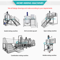 Réservoir de mélange de vaisselle en acier inoxydable Mélangeur de détergent liquide de shampooing Machine de fabrication de savon liquide de lavage des mains
