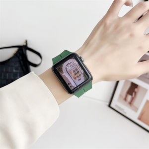 Nueva correa de reloj inteligente, pulsera de silicona <span class=keywords><strong>resistente</strong></span> <span class=keywords><strong>al</strong></span> <span class=keywords><strong>agua</strong></span>, hebilla moderna magnética, correa de reloj de silicona para <span class=keywords><strong>Apple</strong></span> <span class=keywords><strong>Watch</strong></span> - Product Image 4