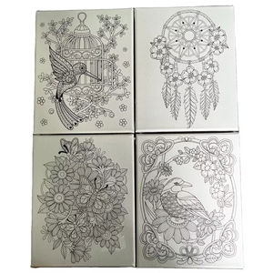 ผืนผ้าใบสำหรับเด็ก ขนาด 12x16 นิ้ว พร้อมกรอบไม้สน ยืดติดโครงแล้ว พิมพ์ลายด้วย UV ผ้าโพลีคอตตอนสีขาว 380 กรัม ยี่ห้อ SHENGCHENG หนา 1.6 ซม. - Product Image 6