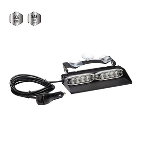 Hiệu suất cao LED Visor ánh sáng 12/24V màu xanh lá cây LED cảnh báo nhấp nháy Dash ánh sáng smbx khẩn cấp 8 LED Dash Strobe ánh sáng cho xe - Product Image 2