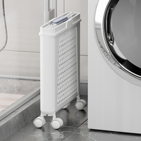 Panier à linge pliable avec poignées repliables