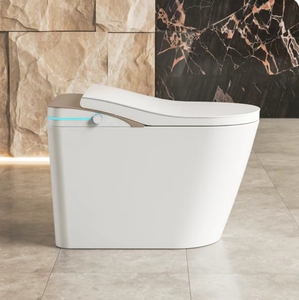 WC intelligent en céramique automatique haut de gamme avec bidet intégré et infrarouge avancé pour salle de bain - Product Image 3