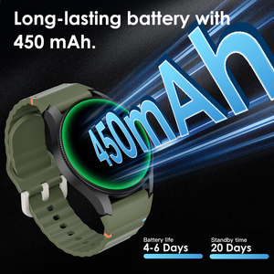 Reloj inteligente G12 1,43 pulgadas Pantalla AMOLED Reloj inteligente para hombres al aire libre 450mAh Reloj inteligente deportivo con sincronización <span class=keywords><strong>GPS</strong></span> - Product Image 2