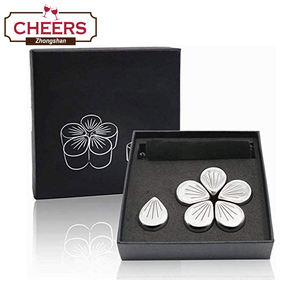 Glaçons en métal à la fleur de cerisier, glaçons en acier inoxydable, glaçons réutilisables, pierre à whisky, refroidissement des boissons, <span class=keywords><strong>roc</strong></span> - Product Image 6