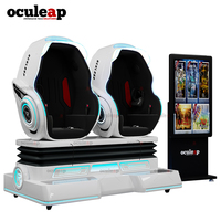 Personnalisation de théâtre 3D 12D, Nouveau jeu d'arcade VR 2027, Aire de jeux intérieure de réalité virtuelle, Simulateur de montagnes russes, Machine de jeu 9D
