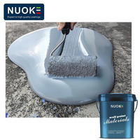 Revêtement liquide imperméable mat à base d'eau en acrylique Nuoke Super Factory, scellant pour toiture, 20 kg