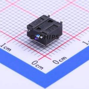 K2-6639SP-A4SC-04 Tactile Switch SMD-4P,6x6mm Switch Single Pole Single Throw Round Button 2.5N Vertical Mount - Product Image 2