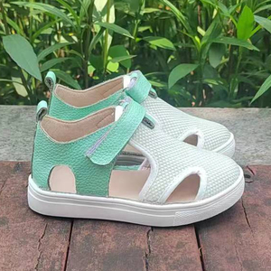 Mocassins pour bébés en <span class=keywords><strong>cuir</strong></span> à lanière en T avec goutte d'eau semelle creuse et souple chaussures pour garçons et filles pantoufles pour bébés premiers marcheurs tout-petits - Product Image 5
