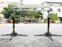 Torre de elevación de truss con manivela para altavoces line array, luces de escenario y pantallas LED, de alta resistencia, con capacidad de carga de 250 kg y 6 m, precio mayorista