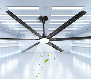Ventilador de Techo Industrial Comercial de Gran Tamaño Rife RDS 21, Ahorro de Energía, HVLS, con Motor, Aspas de Acero, Control Remoto - Product Image 3