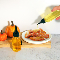 Bouteilles souples en plastique PET HDPE de qualité alimentaire personnalisées OEM ODM pour huile d'olive, distributeur de sauce avec bouchons à vis pour l'huile