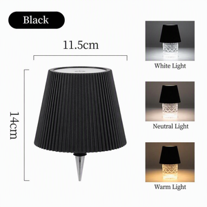 LED Striped Atmosphere <strong>Table</strong> Lamp Flexible Simple Plug-in Wine Bottle Lamp Folding Tri Color Infinite Dimming Retro Night <strong>Light</strong> - Product Image 6