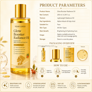 Aceite Iluminador Facial y Corporal, Prensado en Frío, 100% Puro, Orgánico de Lujo, con Aroma Dulce y Fresco para una <span class=keywords><strong>Piel</strong></span> Radiante - Product Image 3