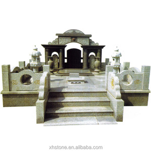 Monuments funéraires en pierre de granit naturelle de style chinois, grandes pierres tombales, pierres tombales bon marché, mausolée de crémation - Product Image 5