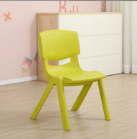 Chaise robuste en plastique pour enfants et étudiants avec dossier – Siège d'apprentissage robuste pour la maternelle, la maison, l'étude, la formation et la salle de classe