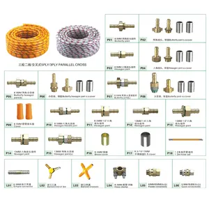 Pvc Hogedrukspuit Slang Fitting Onderdelen Hexzgon Joint Connector Cross Thee