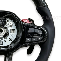 Volant en fibre de carbone style LCI pour BMW G20 G30 G80 G82 M3 M4 2018-2025, volant en cuir chauffant personnalisé avec LED, châssis G