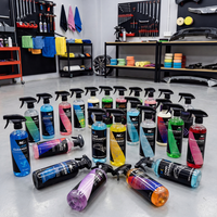 Champú para Autos, Prelavado para Autos, Agente de Limpieza Interior, Limpiador de Llantas, Abrillantador de Neumáticos, Revestimiento de Nano Vidrio, Desengrasante, Kit de Lavado de Autos