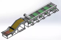 Grote Capaciteit Automatische Tomaat Grader Sizer Sortering Citrus Grootte Knoflook Teen Maat Gepelde Knoflook Ui Knoflook Knoflook Sorteermachine