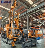 Foreuse rotative sur chenilles diesel UNIQUE ZEGA 300m avec moteur et roulement certifiés ISO CE, haute performance pour l'exploitation minière