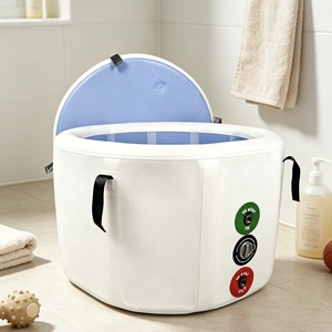 Baignoire de récupération isotherme pliable pour intérieur et extérieur avec filtre de refroidissement, équipement de spa pour bain de glace - Product Image 1