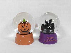 Globi di neve in Polyresin, globi di acqua <span class=keywords><strong>Gufo</strong></span> <span class=keywords><strong>nero</strong></span> di Halloween sulla testa del cranio - Product Image 2