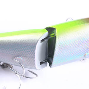 Umpan Pancing Tenggelam 18Cm/52G, Umpan Pancing Ikan Kecil Plastik Keras Multi Bagian 2 Bagian - Product Image 6