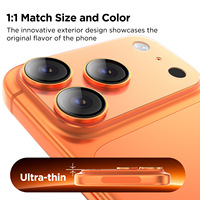 Protection d'objectif d'appareil photo en verre trempé 3D transparent 9H personnalisée OEM ODM pour iPhone 17 16 15 Pro Max